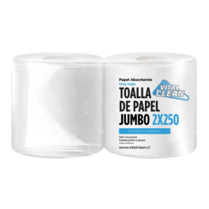 TOALLA PAPEL JUMBO 2X250